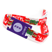 Bracelet tissé de tissu de tissu RFID d'étiquette de puce de NFC F08 programmable pour des événements de festival