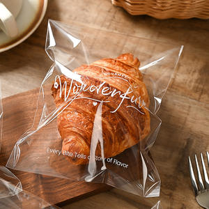 Sac en plastique HDPE taille personnalisée HDPE de qualité alimentaire auto-adhésif pour toasts beignets pour biscuits pains-Durable et pour salade Barkey - Product Image 3