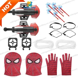 King World Hero Movie Soft Bullet se puede lanzar Spider Silk Spider guantes giratorios Spider Man Fidget lanzador