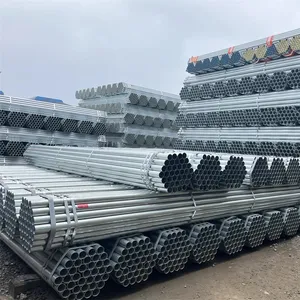 hot dip galvanized steel steel pipe gauge 80 industrial malleable steel pipes