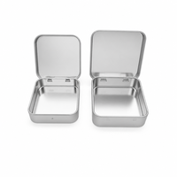 Boîte cadeau en fer blanc à charnières avec coins arrondis pour biscuits, bonbons, petits produits, impression personnalisée, OEM, ODM, approvisionnement en gros