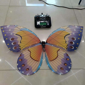 Drone a Forma di Farfalla con Ali LED Oscillanti e Telecomando, Ornamento Multicolore in Stile Vintage per Matrimoni e Feste Musicali al Chiuso - Product Image 2