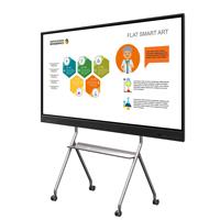 Nueva Pantalla Interactiva Plana de 75 Pulgadas con Google EDLA, Cámara OPS, Sistema Operativo Android, Soporte Móvil USB, Pantalla Táctil ROHS