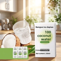 Bulk 100% puur kokoswater OEM aangepaste verpakking & etiket 250ml*6 fruitsap drank