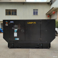 Groupe électrogène diesel triphasé super silencieux 50-125 kW 80-150 kVA refroidi par eau, démarrage automatique, châssis ouvert, ATS inclus