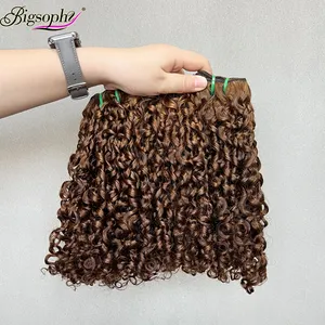 Wholesale Price 12A Raw Vietnamese Hair Bundles, Cuticle Aligned Hair Raw Vietnamese Bundles, Pixie Curls Human Hair Bundles