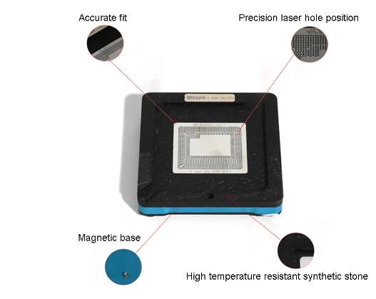 DS-201A DS-201B Tin planting platform FOR MacBook BGA CPU GPU PCH PMU SMC T1 T2 RMA NAND WIFI Power Chip Steel mesh tools