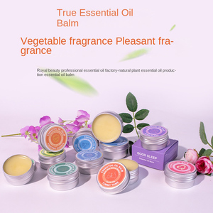 Bálsamo de Masaje con Aceites Esenciales al por Mayor, Bálsamo Sólido de Aromaterapia para Dormir, Masaje Muscular, Bile, Estómago, Jengibre, Moxa, Bálsamo de Masaje Afrutado <span class=keywords><strong>en</strong></span> Envase de Tarro - Product Image 1