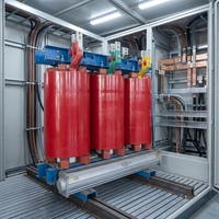 Transformateur sec triphasé YIFA, entrée 10 kV, sortie 220 V/110 V, bobinage en feuille pour usage électrique