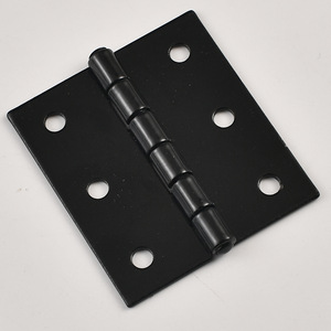 Furniture Hinge 51x46mm Black Painted Iron Surface <b>Mount</b> Durable Wooden Box Accessory - Product Image 4
