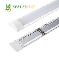Luminaire tubulaire linéaire LED connectable 18W 36W 54W 60W 80W 100W 600mm 900mm 1200mm 1500mm, Lampe Tri-proof, Barre LED de purification