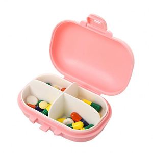 7-Day 4-Slot <b>Mini</b> Pill Box Lightweight Case Bulk Logo Printing Portable Weekly Medicine Organizer Travel-Friendly - Product Image 5
