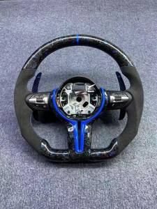 Pour BMWS E70 X5 E71 X6 E90 E91 E92 E93 E89 <span class=keywords><strong>Z4</strong></span> E81 E82 E87 E88 cuir LED fibre de carbone M Sport mise à niveau volant de voiture - Product Image 5