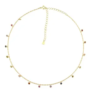 Daween collana di pietra arcobaleno - Product Image 1