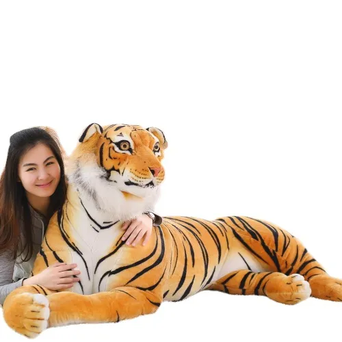 Tigre grande de gran tamaño de 120cm, 130 cm, 170cm, juguete de peluche, regalo para decoración del hogar, suave