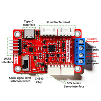 Adaptador USB a TTL 485 FE-URT-2 de FEETECH, Convertidor Serial Tipo-C, Programador y Depurador de Servomotores para Pruebas de Servomotores RC