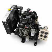 Moteur diesel à faible consommation de carburant, usage industriel, 30 kilowatts, 40 ch, modèle 2110, 2 cylindres, 4 temps, refroidi par eau, robuste