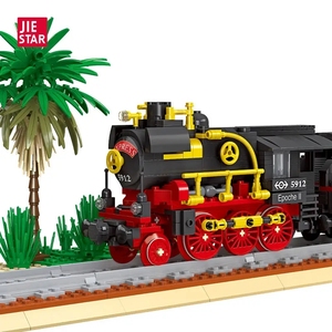 JieStar Bộ Khối Xây Dựng Mô Hình Đầu Máy Hơi Nước Moc 59008 Bộ Đồ Chơi Xe Lửa Giáo Dục Tự Làm Sáng Tạo Cho Trẻ - Product Image 5