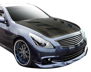2007-2013 인피니티 G25/G35/G37/Q40 성능 부품 새로운 조건 수정 탄소 섬유 후드 - Product Image 1