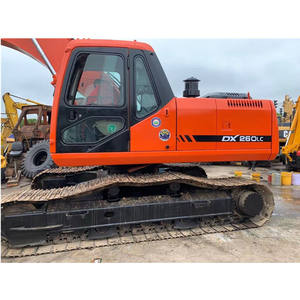 Excavadora de cadenas usada Doosan DX260LC de alta calidad, potente máquina hidráulica para proyectos de minería y construcción - Product Image 4