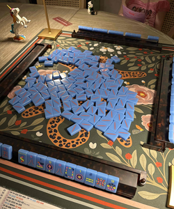 Tapete de Mahjong Americano Antideslizante y Grueso, Tapete Cuadrado Silenciador para Mesa de Mahjong, para Mesa de Juego de Cartas de Póker - Product Image 6