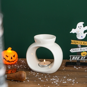 Ingrosso personalizzato con profumo di incenso con profumo di incenso a candela Melter a cera con scaldabagno per profumo bruciatore di olio essenziale in ceramica - Product Image 3