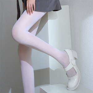 Medias pantimedias finas JK Stoking de color sólido al por mayor para mujer - Product Image 3