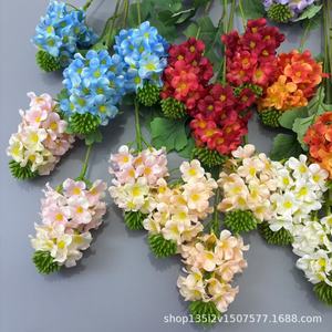 Flores Artificiales Qiye, Flor de Colza de Tallo Único, Flor de Seda para Decoraciones de Techo en Bodas - Product Image 3