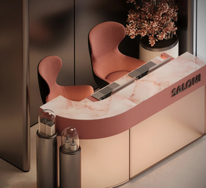 Mostrador de Recepción Profesional para Salón de Belleza, Diseño Moderno para Proyectos Comerciales de Alta Gama D2P - Product Image 3