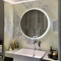 Miroir tactile moderne en gros avec TV Android LED, miroir de salle de bain étanche pour salon, utilisation en hôtel
