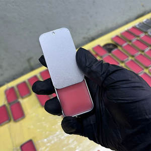 กล่องดีบุกฝาปิดทรงสี่เหลี่ยมขนาด10มล. กล่องใส่เครื่องสำอางแบบพกพาบรรจุภัณฑ์โลหะสำหรับลิปบาล์มและหมากฝรั่ง - Product Image 6