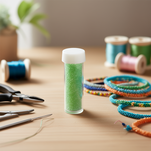 Perline di Cristallo Verde ILAN da 5mm per Creazione di Gioielli, 12 Pezzi per Tubo - Product Image 3