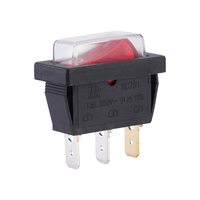 Interrupteurs à bascule étanches carrés Baokezhen 2 broches 3 broches 4 broches 6 broches 6A/10A/15A/16A 250VAC