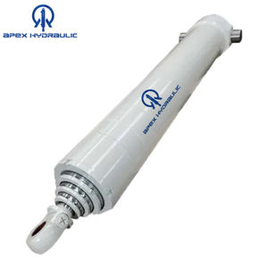 Pompa Idraulica Telescopica Elettrica a 5 Stadi da 30 Tonnellate 12V con Telecomando e Flangia Rotonda per Camion della Spazzatura - Product Image 5