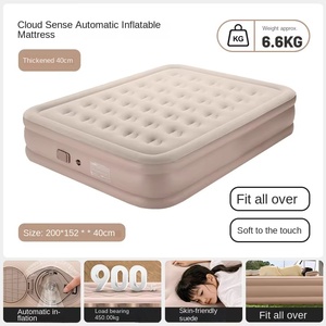 Nệm bơm hơi cắm trại ngoài trời Giường gấp di động tự động Đơn Gia dụng đặt sàn dày - Product Image 4