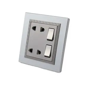 Hot sale classic multi-functional plain and elegant color palette smart home electric button wall light switch