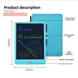 <span class=keywords><strong>Tablette</strong></span> d'écriture LCD colorée de 10 pouces, blocs de <span class=keywords><strong>dessin</strong></span> électroniques, bloc-notes pour enfants, planche à <span class=keywords><strong>dessin</strong></span> graphique éducative - Product Image 3