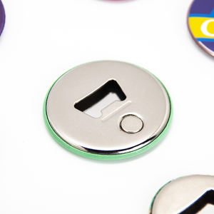 סיטונאי באיכות גבוהה DIY בקבוק פותחן כפתור עם מגנט מגנטי כפתור פותחן סגלגל 45x65mm - Product Image 4