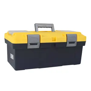 Hot Sales Big Capacity Household Double Layer PP Material Reinforced Plastic Tool Box