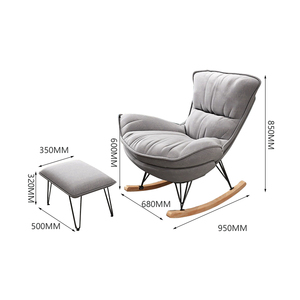 <span class=keywords><strong>Fauteuil</strong></span> design moderne unique inclinable avec pédale <span class=keywords><strong>Fauteuil</strong></span> de luxe confortable avec dossier Canapé Chaise pour meubles de salon - Product Image 6