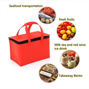 Sac isotherme réutilisable en non-tissé, sac de livraison de repas, sac à lunch imperméable, logo personnalisé, prix abordable, directement de l'usine - Product Image 4