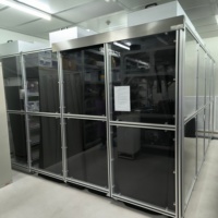 Ruang Timbang Tekanan Negatif Modular Kustom Baru, Ruang Bersih dengan Filter HEPA, Baja Tahan Karat 304 untuk Penggunaan Laboratorium Rumah Sakit
