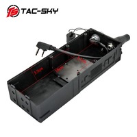 Aksesoris Taktis TS TAC-SKY AN/PRC 148 Dummy Case Walkie Talkie Model Virtual untuk Latihan Menembak Headset Taktis