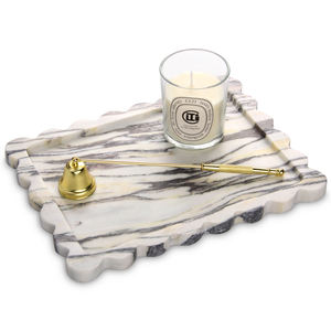 Bandeja de mármol de gama alta para artículos de baño y organización de joyas Decoración moderna para el hogar - Product Image 2