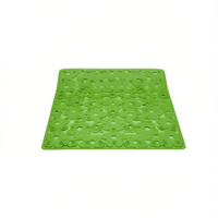 Tapis de douche antidérapant Margherita 52x52 cm, tapis de bain vert