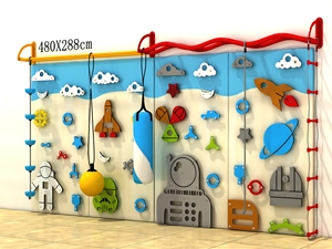 Nhà máy sản xuất Trung Quốc trong nhà leo núi tường phòng tập thể dục nhà sợi thủy tinh trẻ em 'giải trí người lớn' vui chơi giải trí Leo núi giữ - Product Image 5