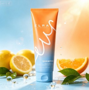 SHAMPOOING ELRA 250ML Répare les cheveux sains Anti-chute Contrôle la chute des cheveux Vitamine C Antioxydant Contrôle du sébum Femmes TUBE KR - Product Image 1