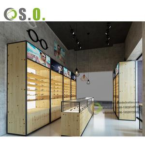 Exhibidor de Gafas de Sol y Monturas de Madera para Decoración de Ópticas, Diseño para Tiendas de Gafas - Product Image 2