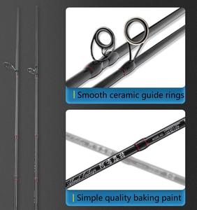 Vente en gros d'engins de pêche bon marché 1.98m 2.1m 2.4m Canne à pêche ultra courte portable en fibre de carbone télescopique légère pour appâts de voyage - Product Image 6