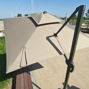 3m x 3m đôi-Top NHÔM VUÔNG vườn ô Windproof có thể gập lại cho sử dụng ngoài trời khách sạn bãi biển hiện đại bù đắp lớn - Product Image 4